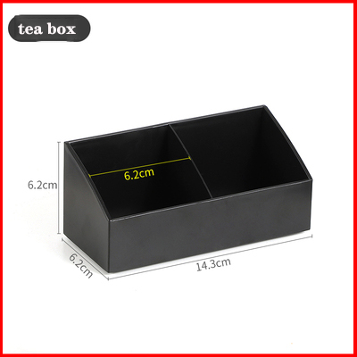 Black hotel accessories 9 items per set with toiletries holder tissue box manufacturer-Hanbi 6