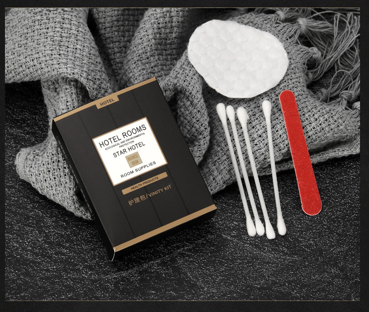 Noble style Black hotel small size shampoo hotel shower cream throwaway toothbrush one-stop supplier 4