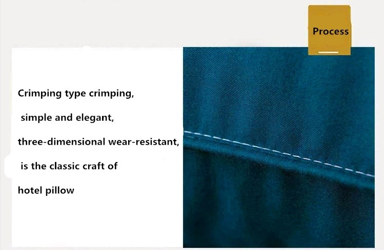 Hanbi luxury hotel room pure white hotel square 1000g feather pillow 2