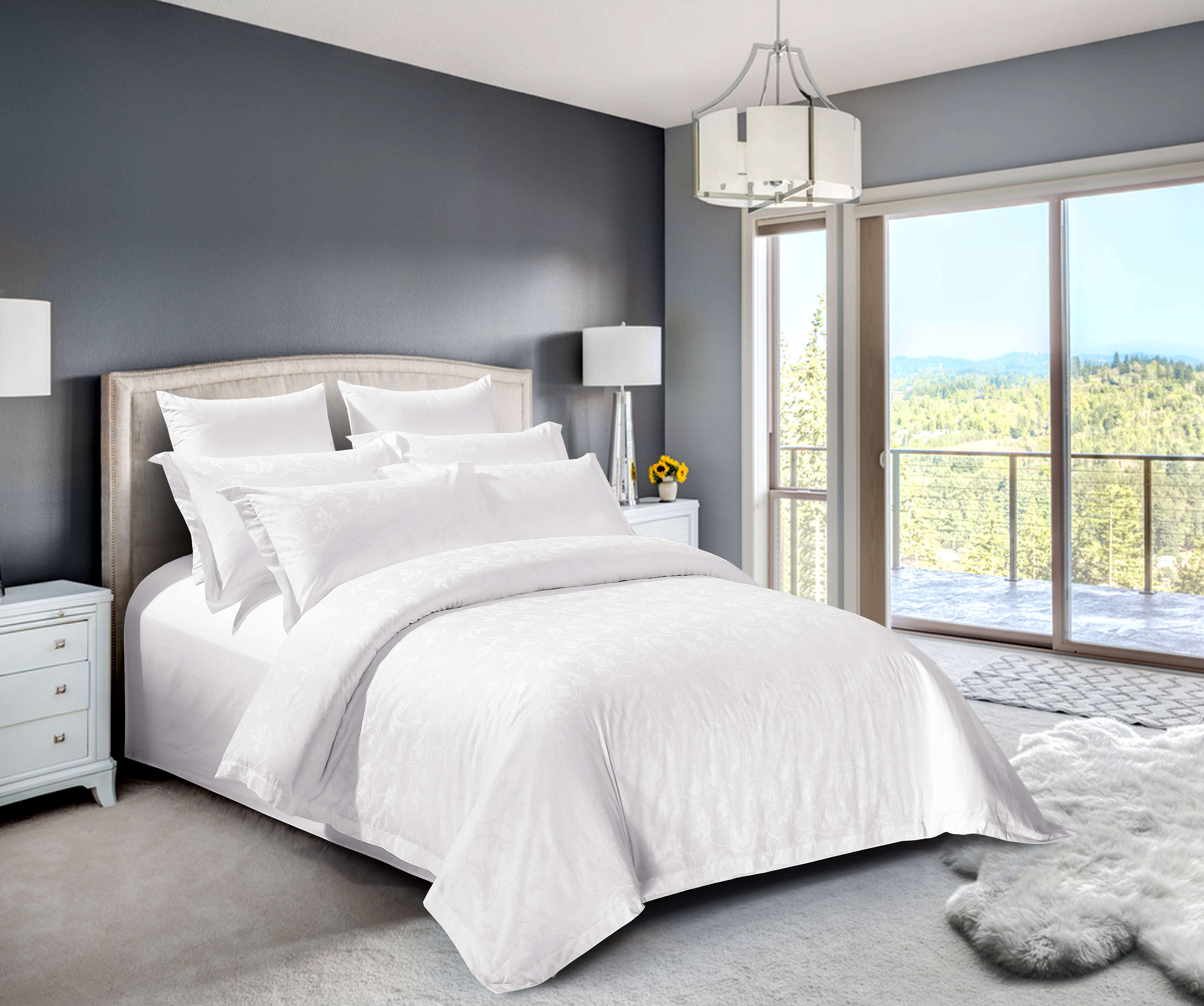 Best Supply Customized Quality Hotel Bedding Linen Worldwide bedspread Supplier 1