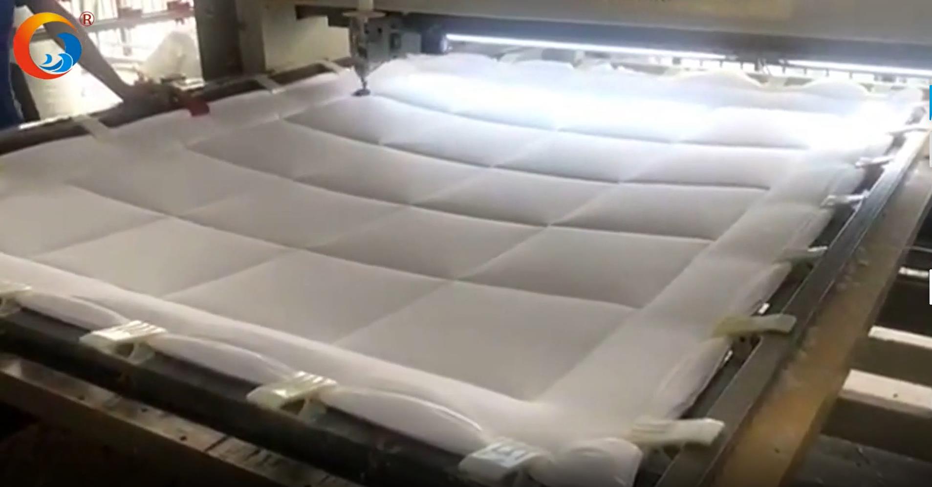 Hanbi factory-hotel bedsheet duvet pillow production packing and delivery 8