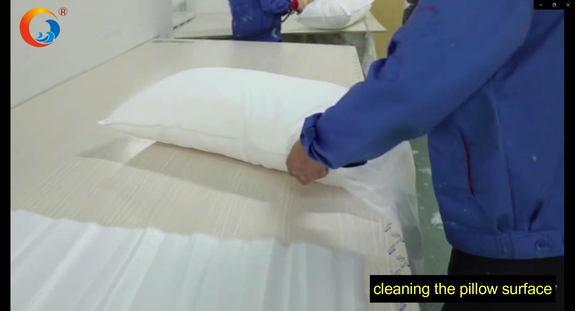 Hotel style luxury pillow manufacturer-how is a pillow made 3