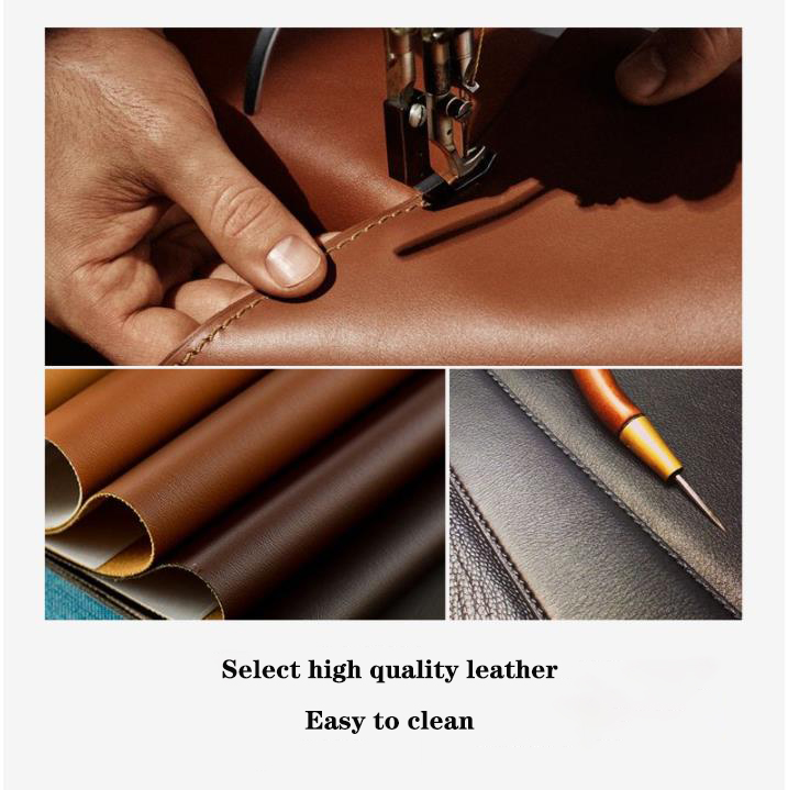 Best Quality Customized grey hotel leather set with tray trash can and tissue box manufacture Factory 2