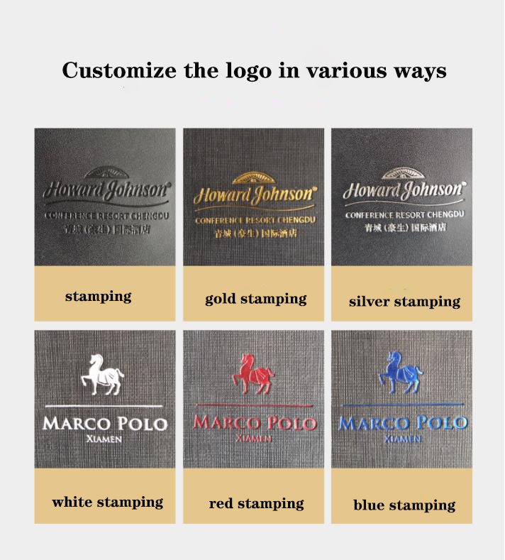 Best Quality Customized grey hotel leather set with tray trash can and tissue box manufacture Factory 1