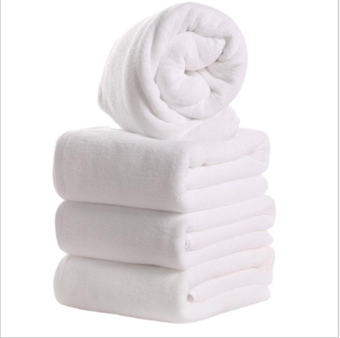 Customized Hotel collection towels cotton white towel set with hand towel face towel bath towel manufacturers From China 5