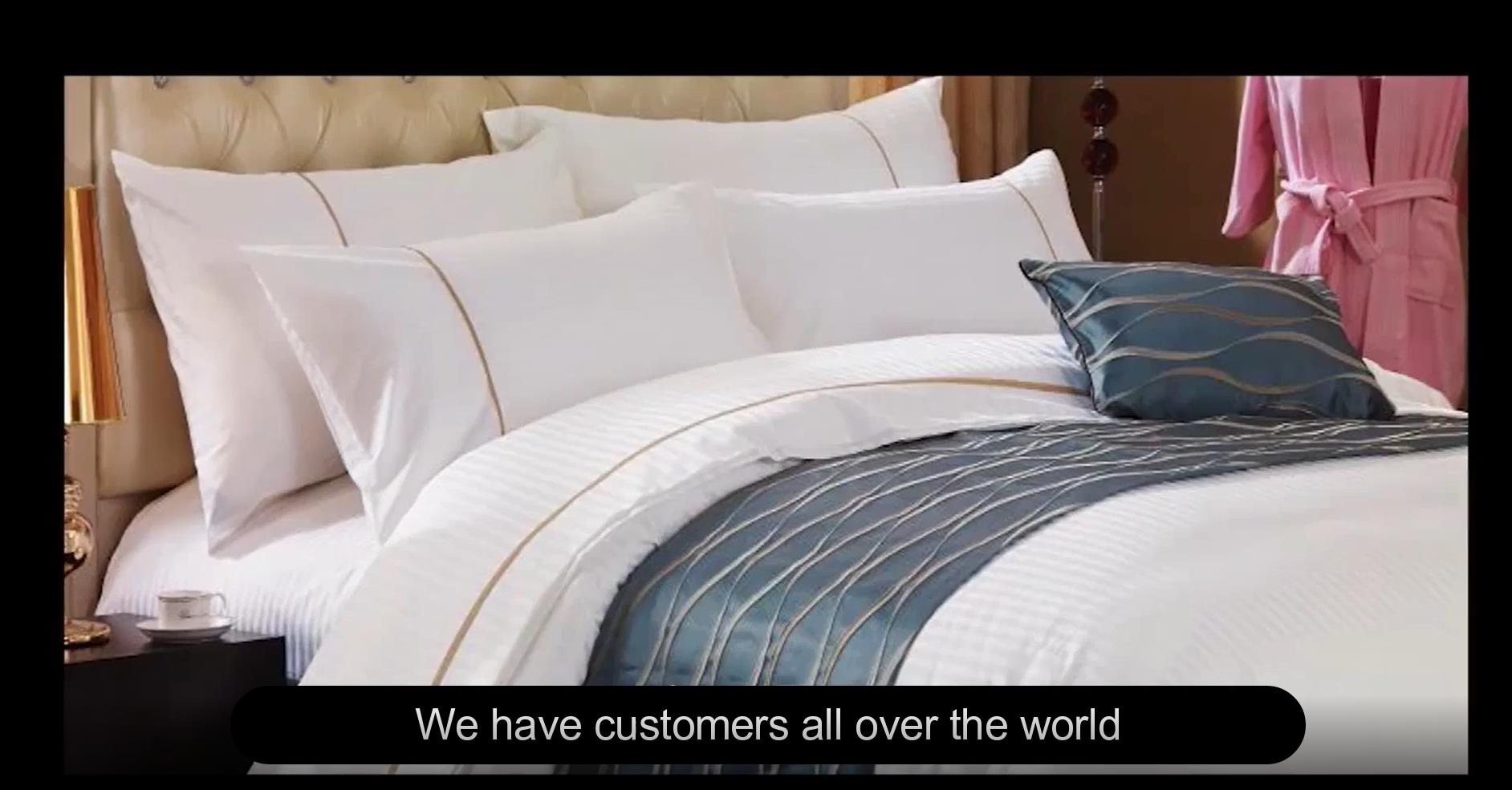 China manufacturer one-stop boutique hotel room towels bathrobe bedding 6