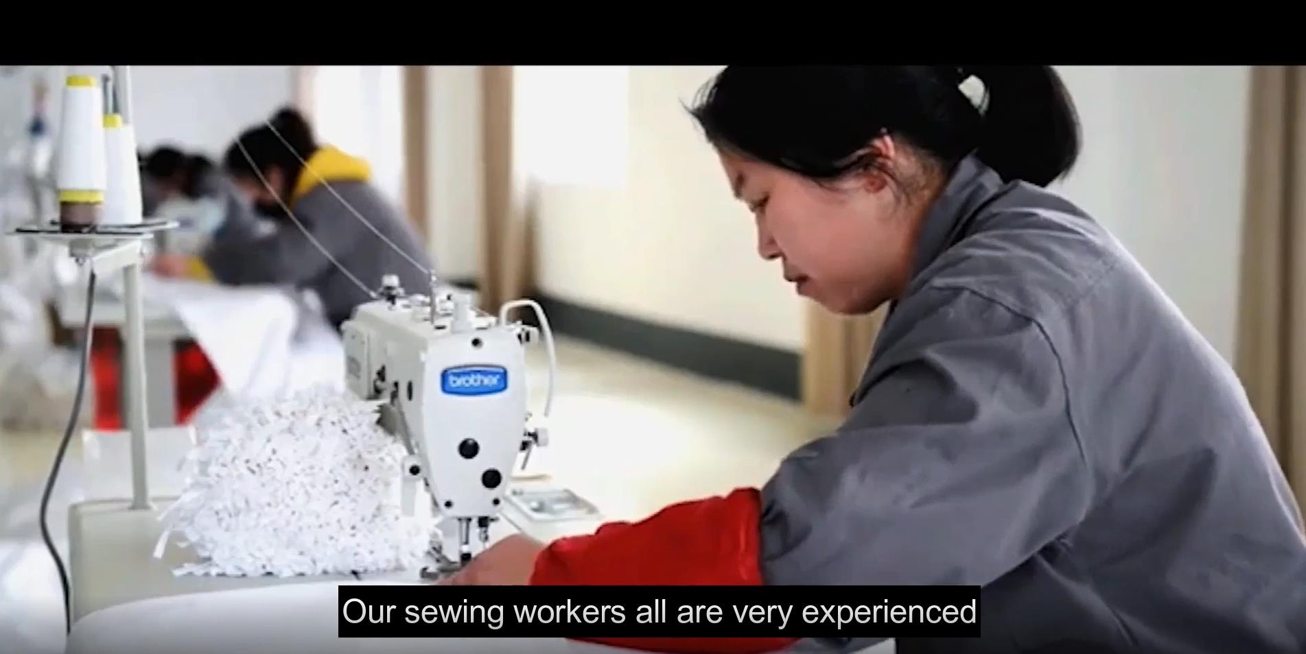 Manufacture hotel cotton goods bed sheet sewing Hanbi factory customized 1