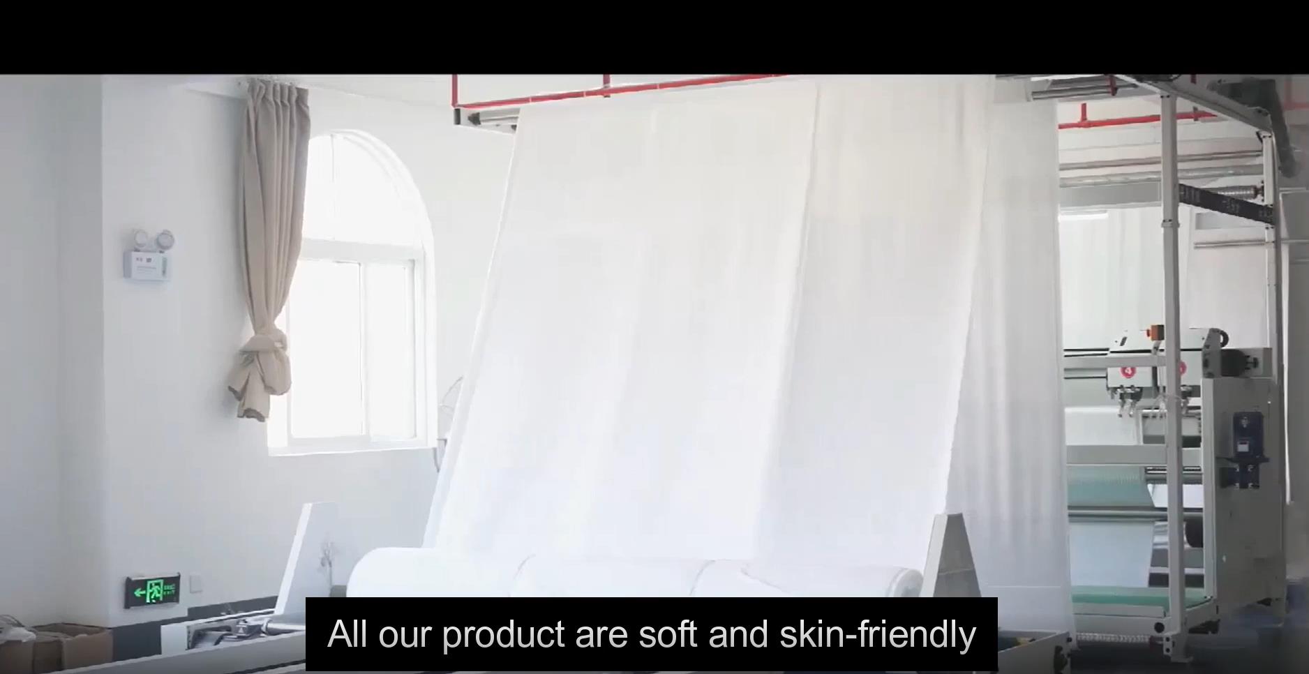 Best Hanbi factory cotton hotel bedding workshop production soft skin-friendly bed sheet Company - Hanbi Textile 2
