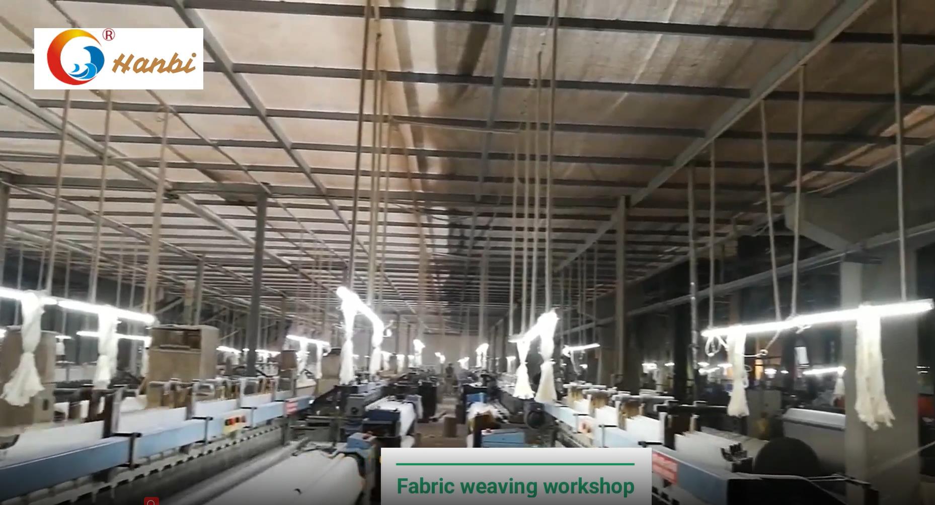 Hanbi sewing thread hotel bedding workshop hotel & motel products factory 5