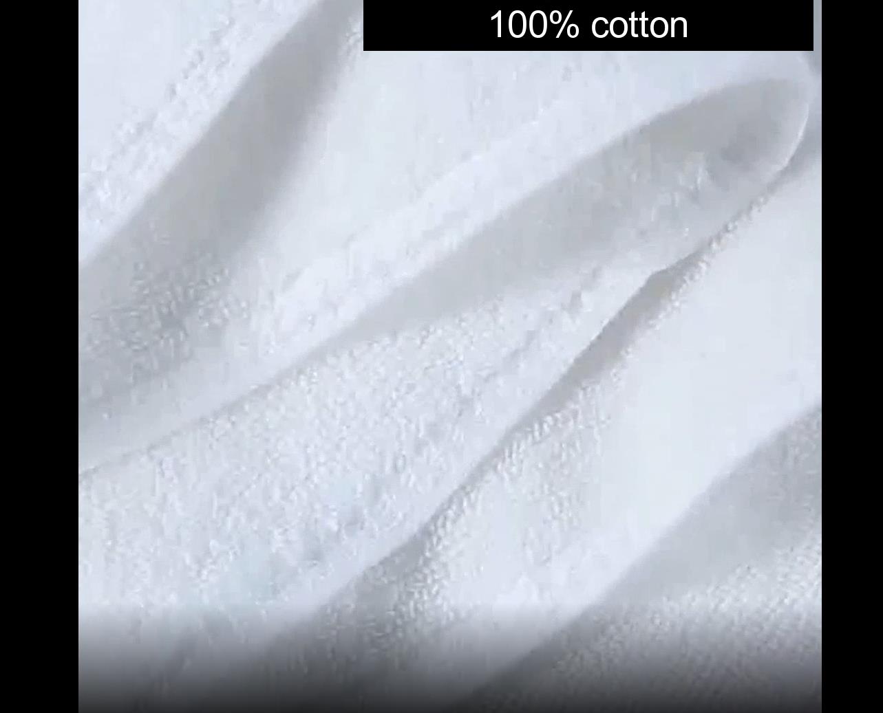 Super soft luxury hotel room spa & bath cotton white towels strong water absorption 1