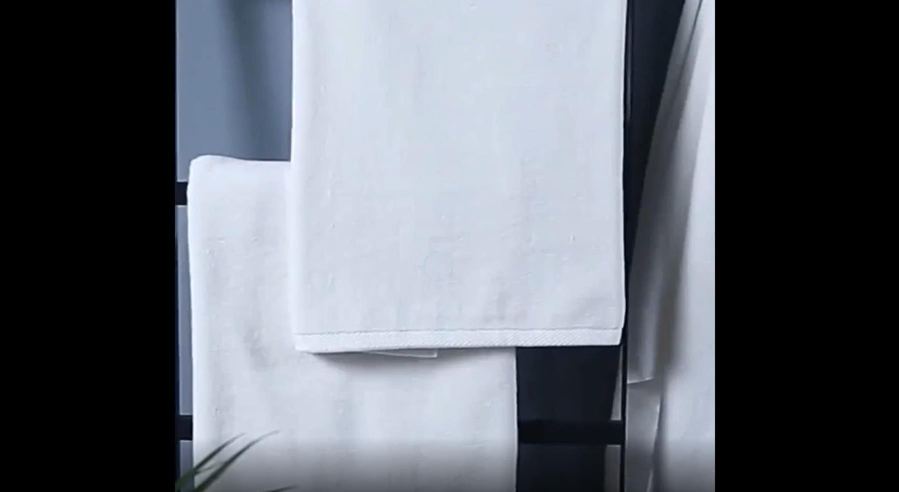 Super soft luxury hotel room spa & bath cotton white towels strong water absorption 4