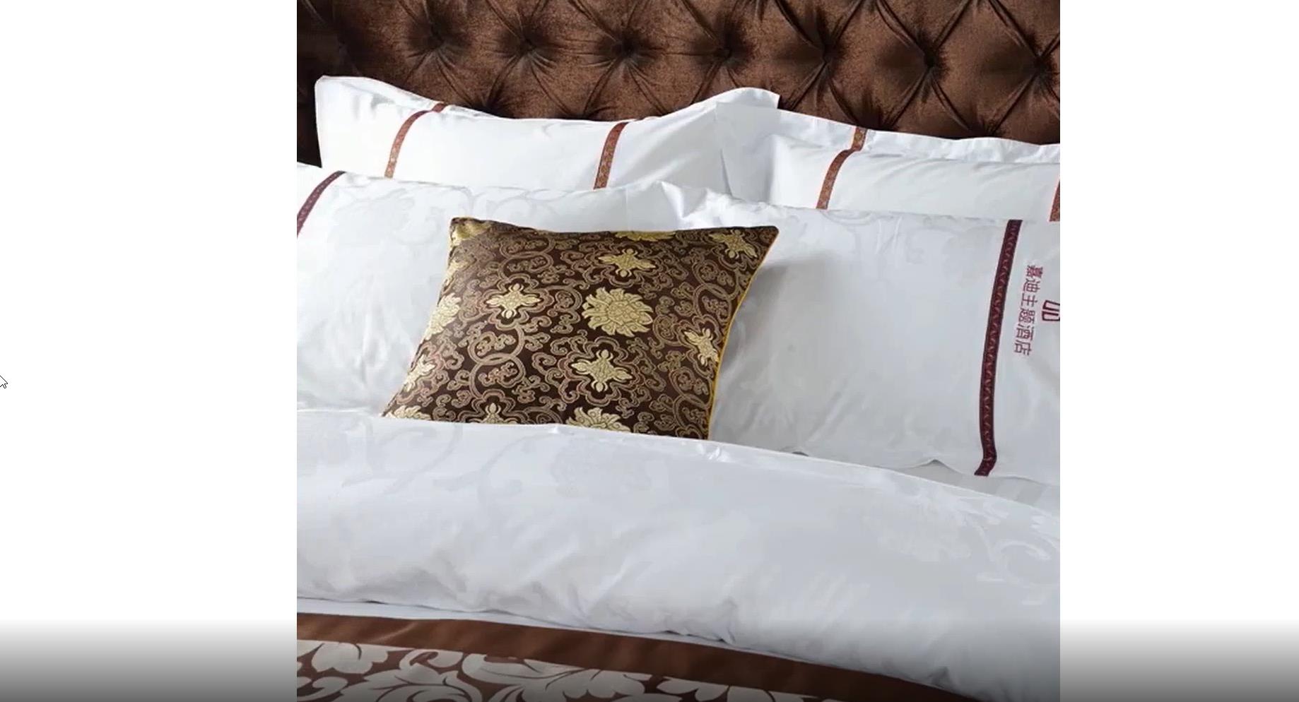 Hotel quality luxury king and queen size hotel collection quilt cover and pillowcase 3