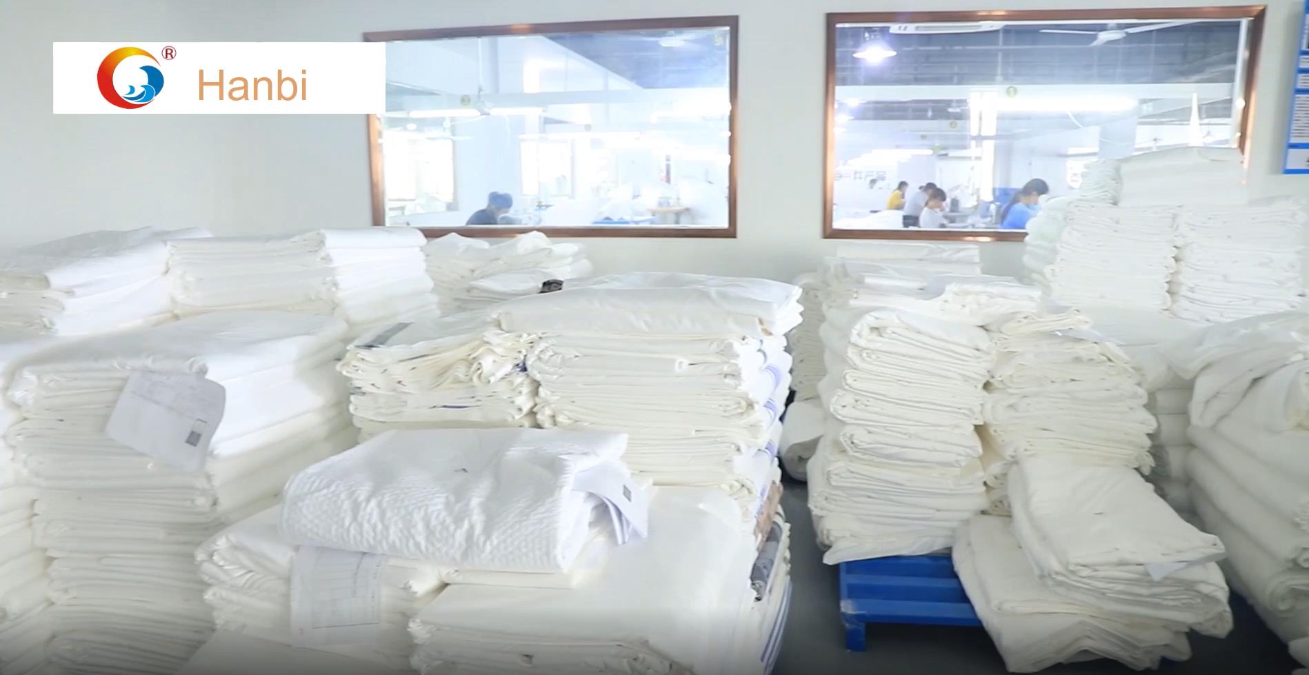 China Hanbi professional quilt cover and down duvet material 100% cotton manufacturers - Hanbi 1