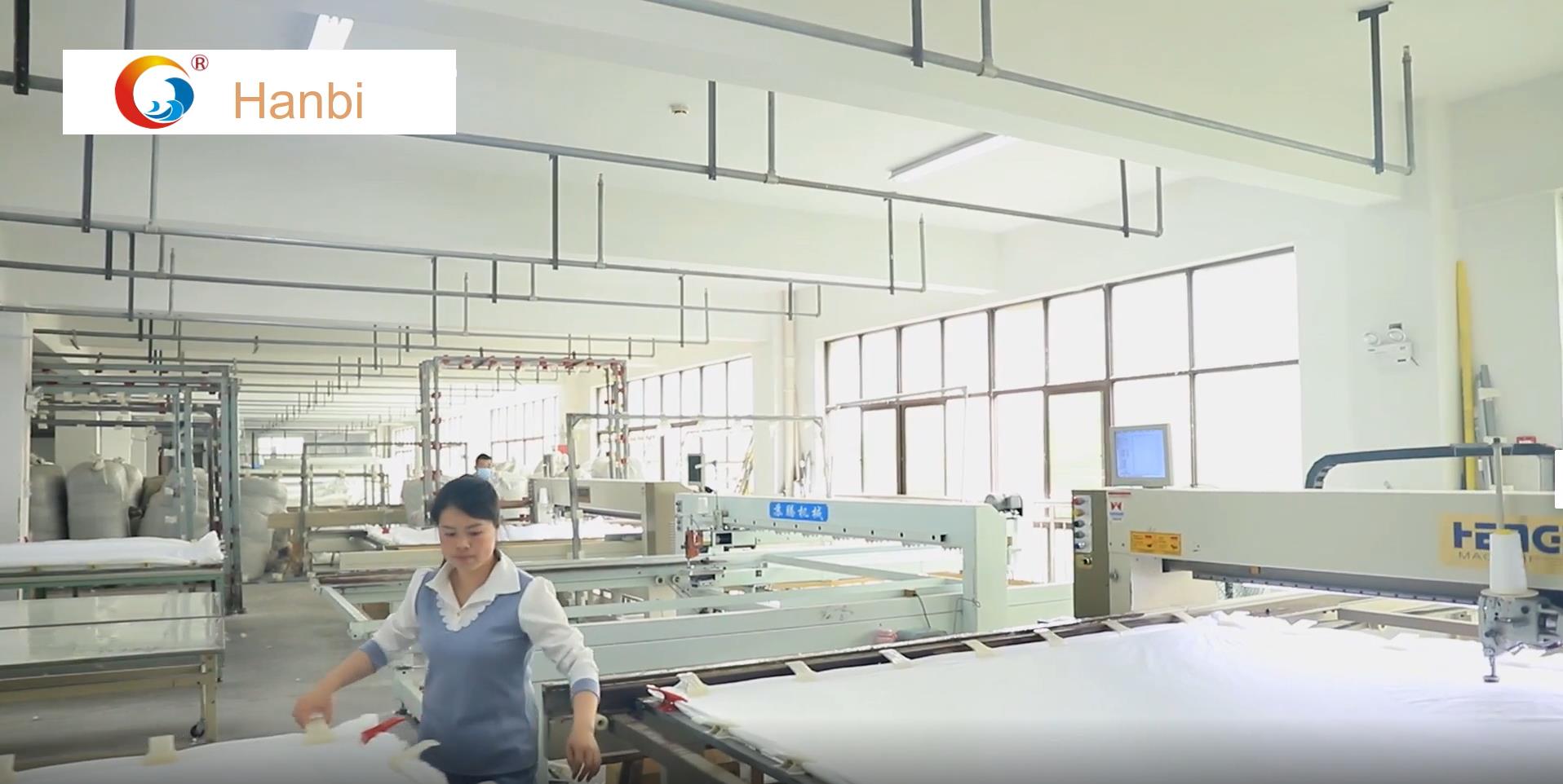 China Hanbi professional quilt cover and down duvet material 100% cotton manufacturers - Hanbi 4