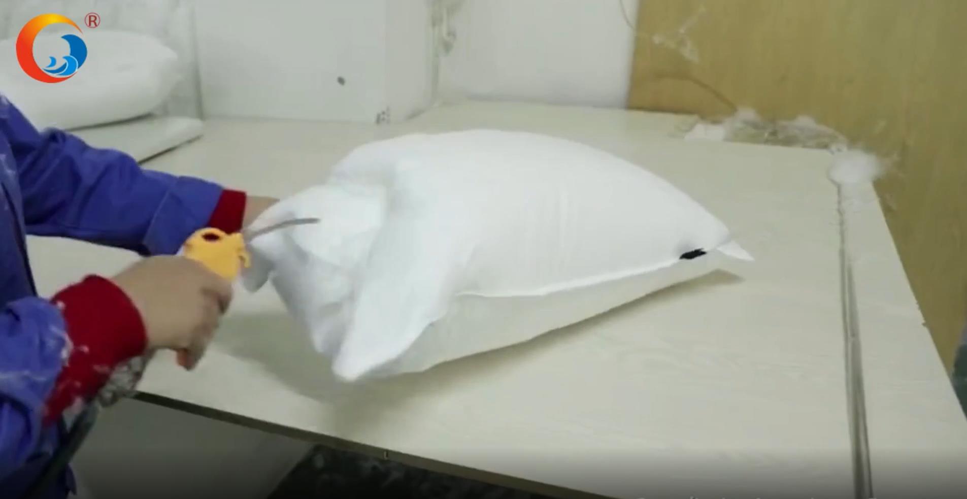 Hanbi internatinal high end hotel cotton pillow production factory Machine vacuum packing 4