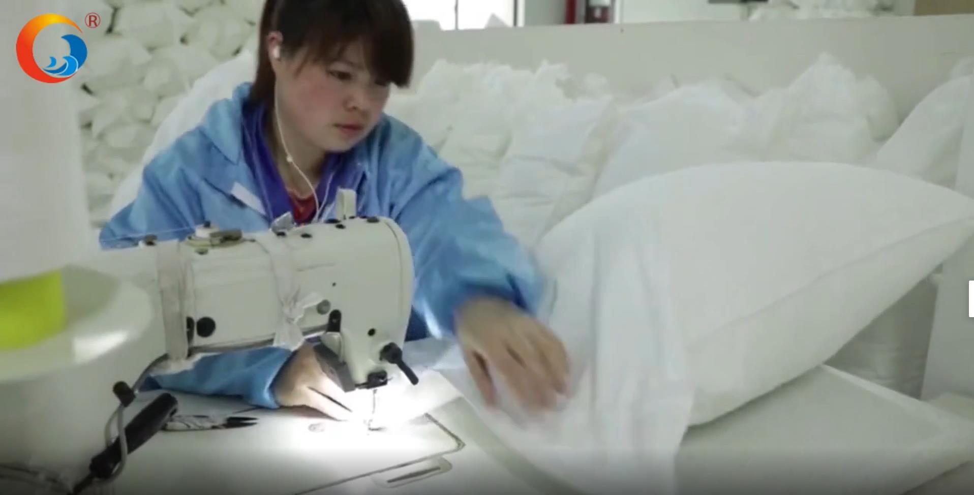 Hanbi internatinal high end hotel cotton pillow production factory Machine vacuum packing 3