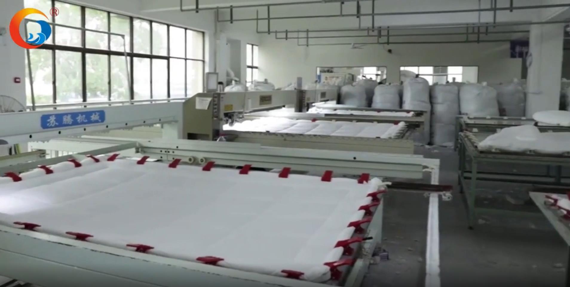 Hanbi textile Co. down quilt manufacturer hotel cotton duvet workshop 2