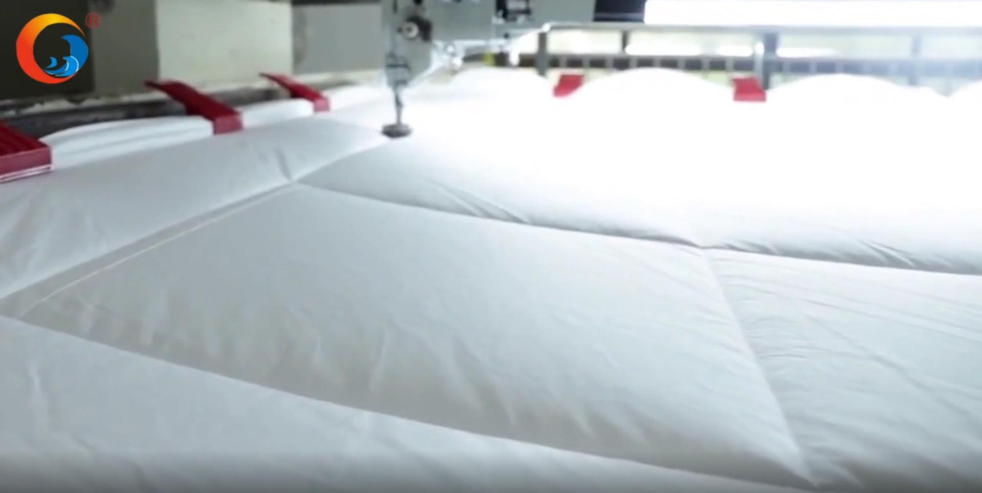 Hanbi textile Co. down quilt manufacturer hotel cotton duvet workshop 5