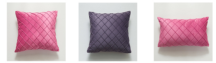 Sofa throw pillow for car and home provide many colors diamond-type lattic Dutch velvet 7