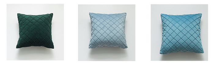 Sofa throw pillow for car and home provide many colors diamond-type lattic Dutch velvet 6