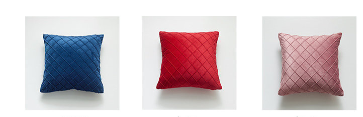 Sofa throw pillow for car and home provide many colors diamond-type lattic Dutch velvet 3