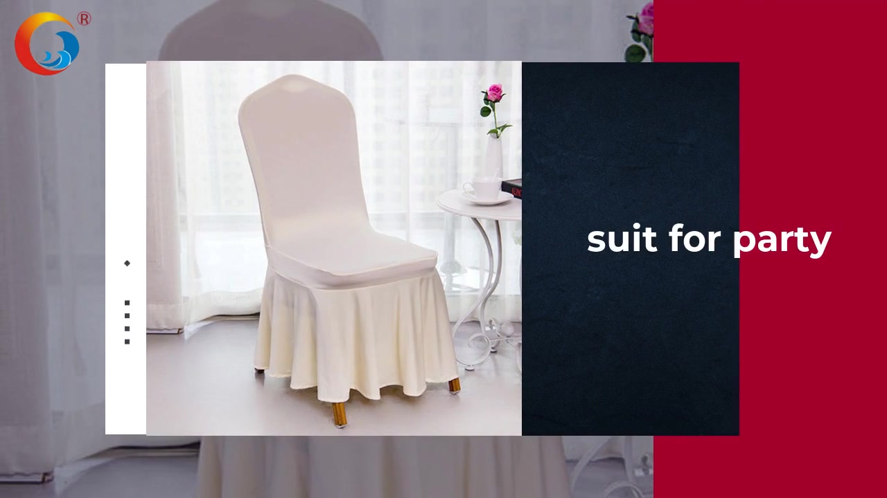 Professional Hanbi wedding Chair cover manufacturers 1