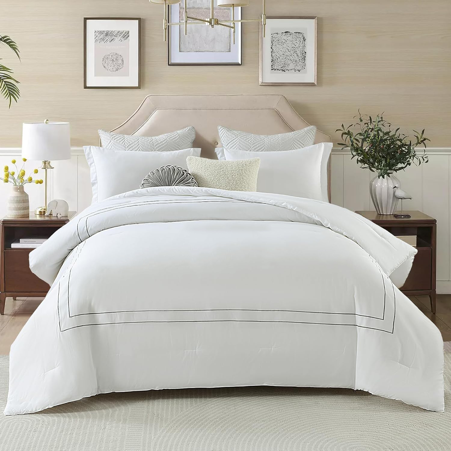 Five-star hotel quilt cover up comfortable, how to choose a good hotel bedding? 1