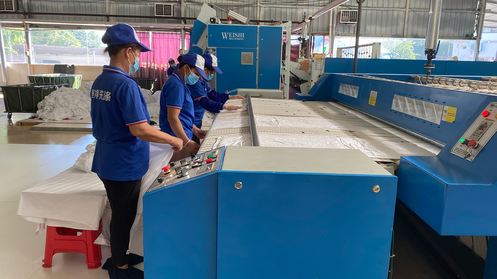 Hanbi Textile Company's Visit To The Washing Factory 4