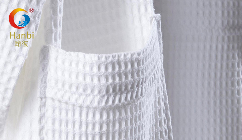 Hotel waffle pure cotton bathrobe series custom wholesale -Hanbi Textile 7