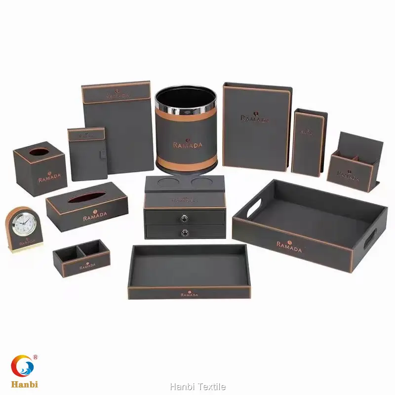 Hanbi Textile | factory Direct leather trash can free design 1