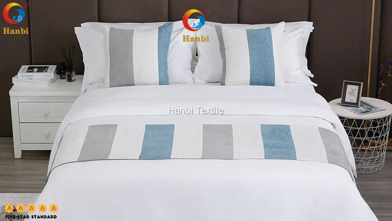 Lightweight sparkly bed runner supplier | Hanbi Textile 1