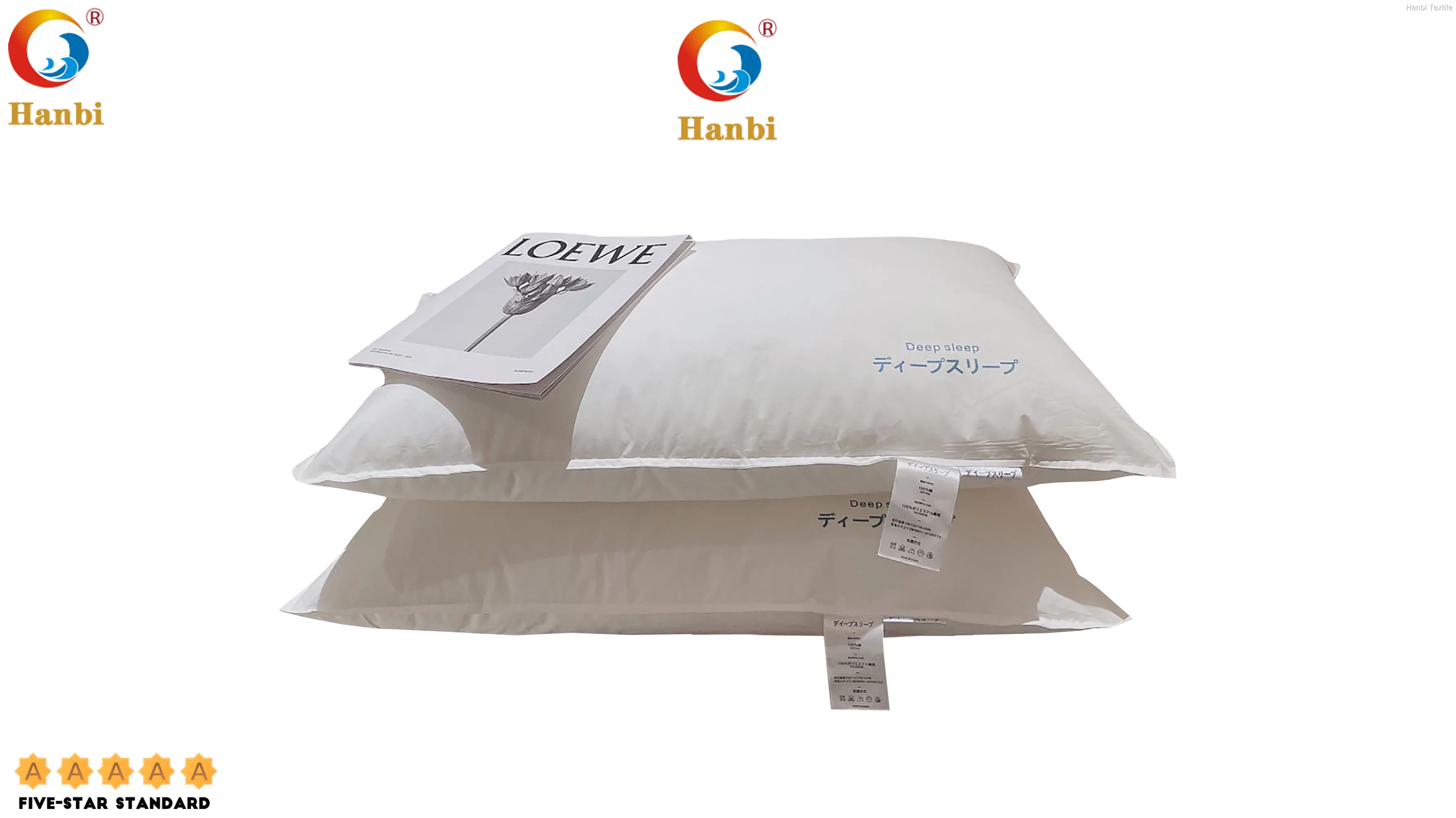 Custom luxury hotel pillows company Manufacturer | Hanbi Textile 1