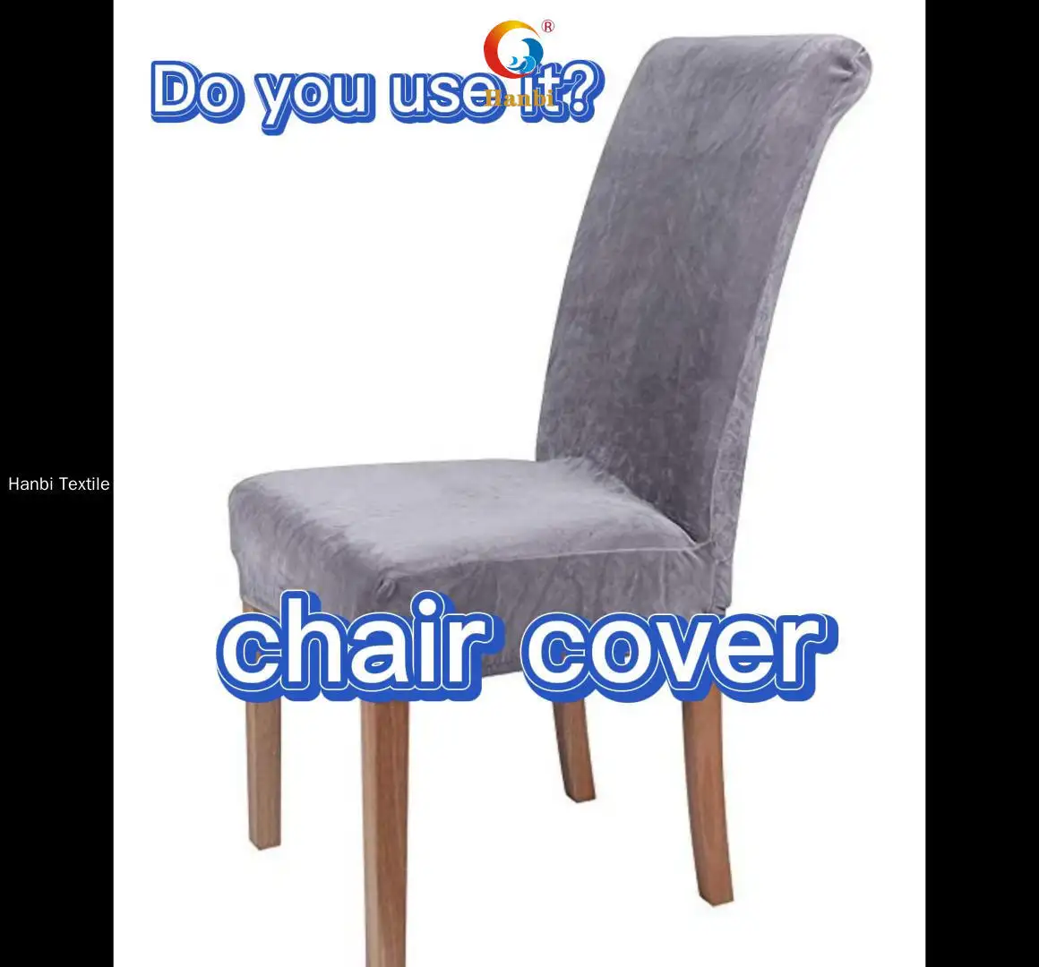 Custom white spandex chair covers order now Manufacturer | Hanbi Textile 1