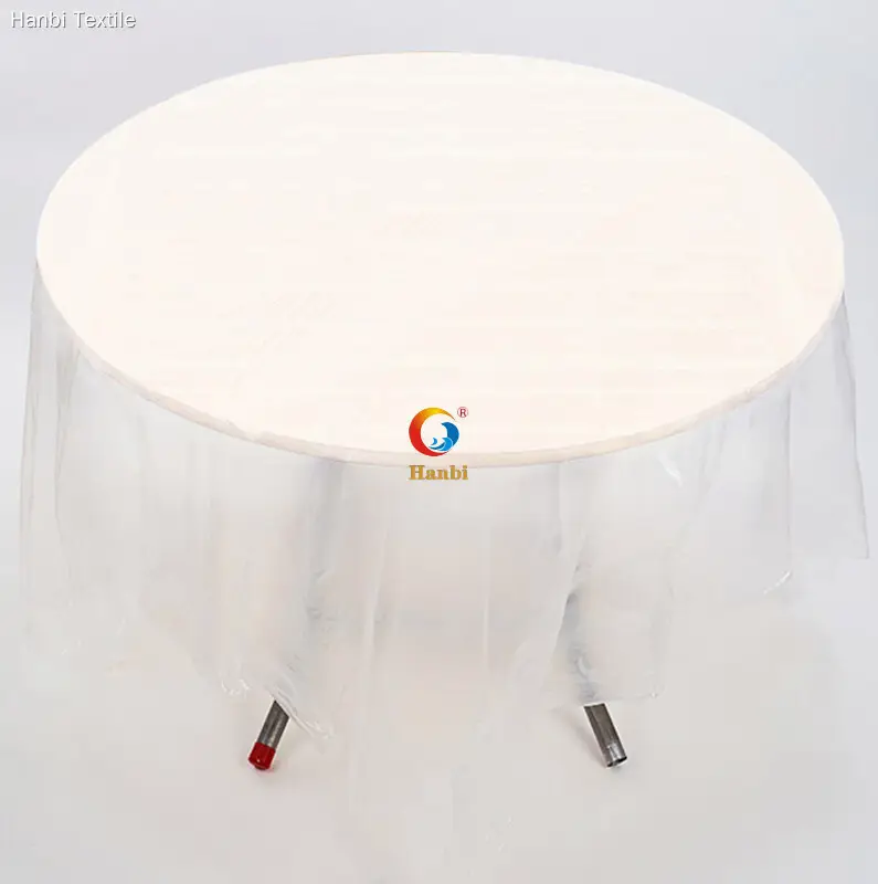 Custom white disposable tablecloths factory direct supply Manufacturer | Hanbi Textile 1