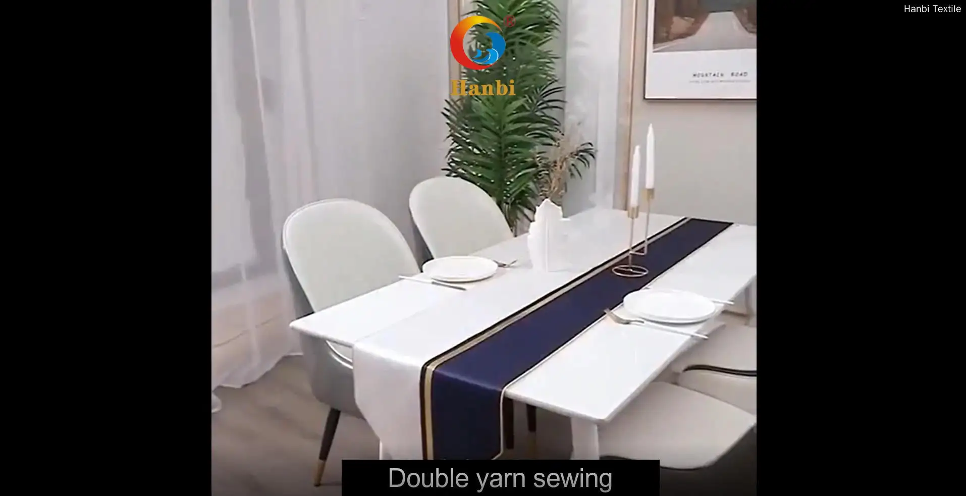 Custom cotton tablecloth factory price Manufacturer | Hanbi Textile 1