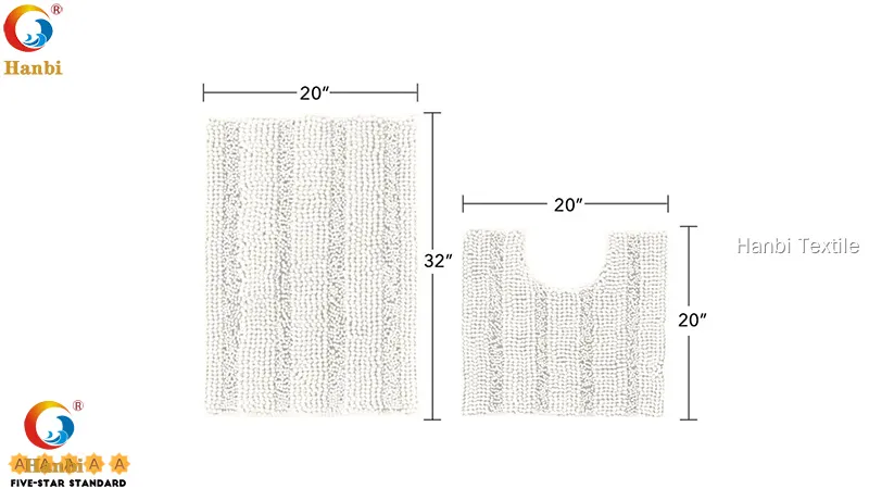 Custom hotel bathroom mats from China Manufacturer | Hanbi Textile 1