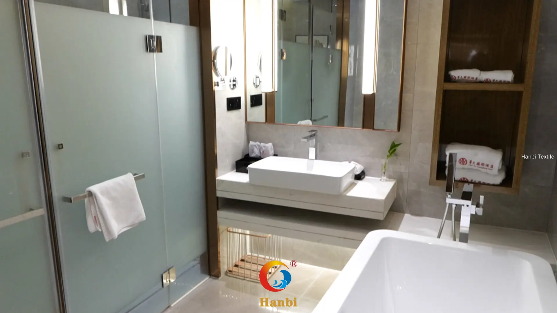 Fashion hotel towel distributors free design | Hanbi Textile 1