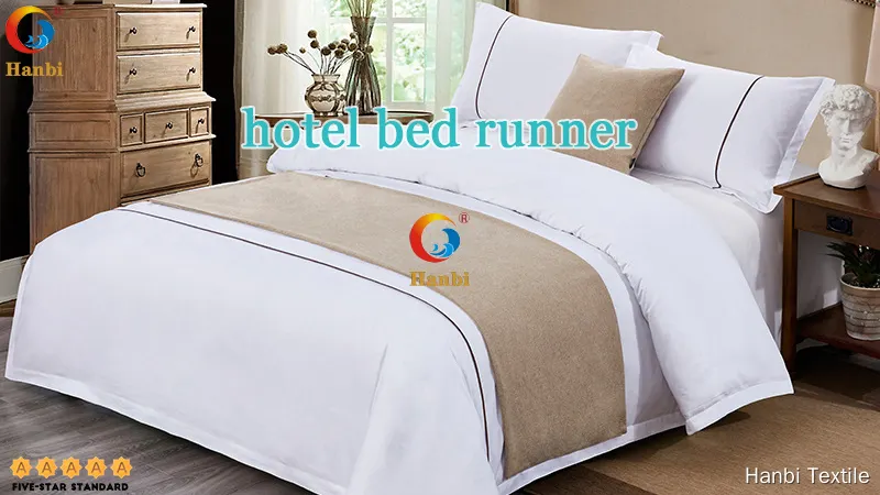 Custom silver diamante bed runner series Manufacturer | Hanbi Textile 1