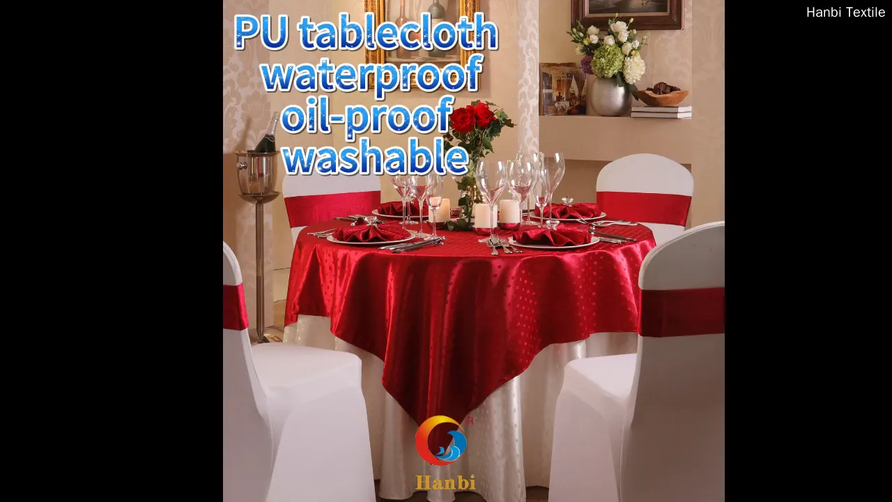 Custom banquet table covers factory Manufacturer | Hanbi Textile 1