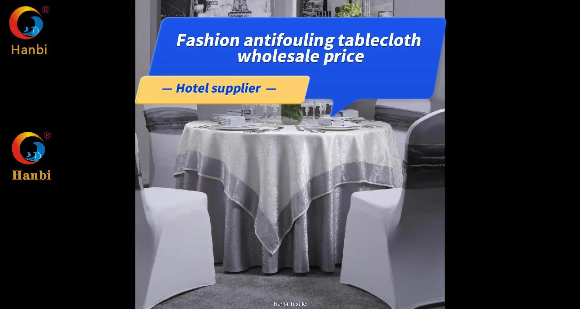 Customized cotton tablecloths best supplier | Hanbi Textile 1