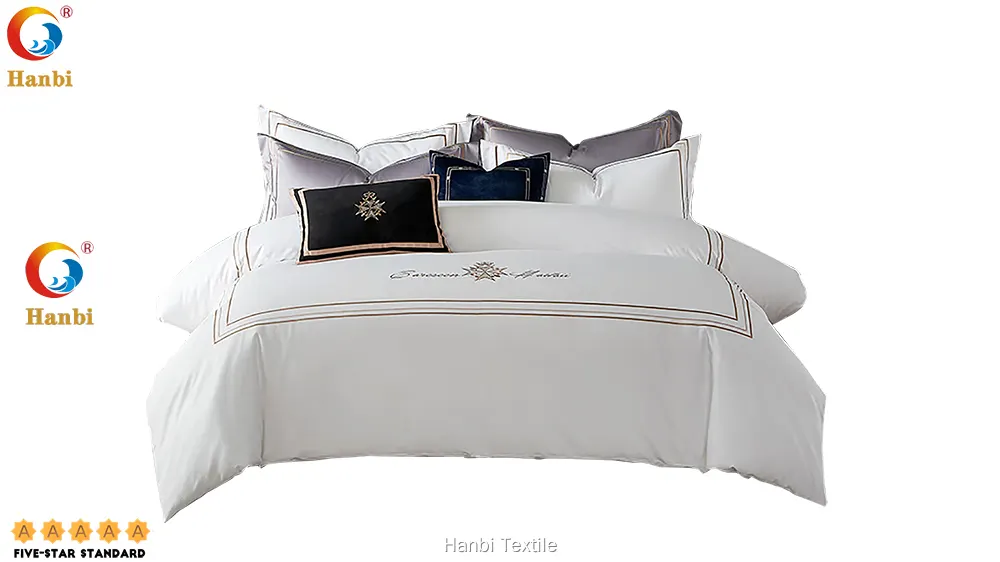 Hanbi Textile | Wholesale pure cotton double bedsheet factory 1