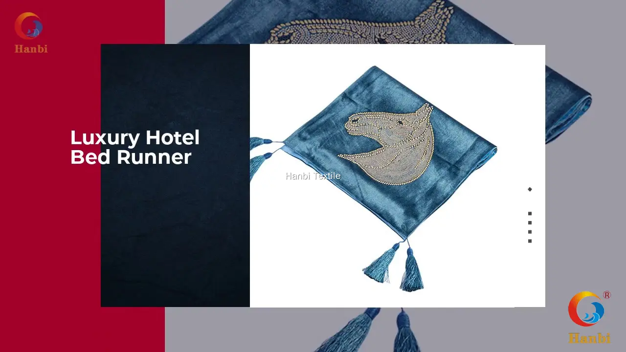 Hanbi Textile | Lightweight hotel bed runners for sale supply 1