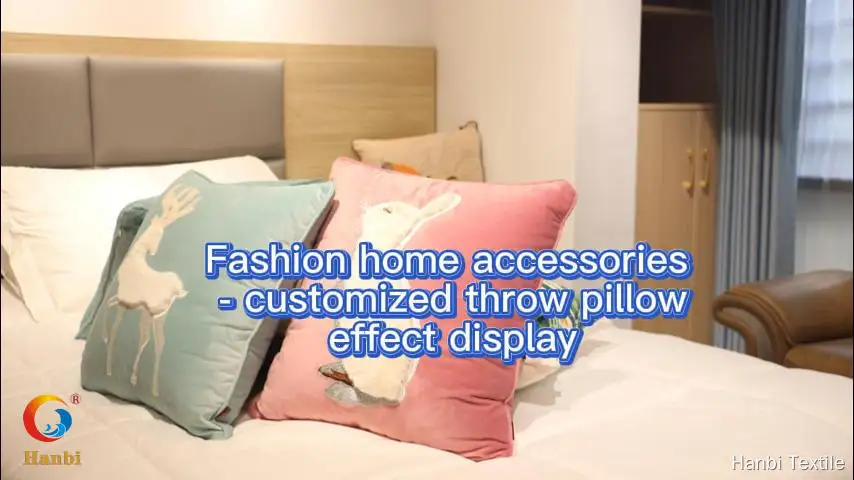 Oem & Odm throw pillow customized | Hanbi Textile 1