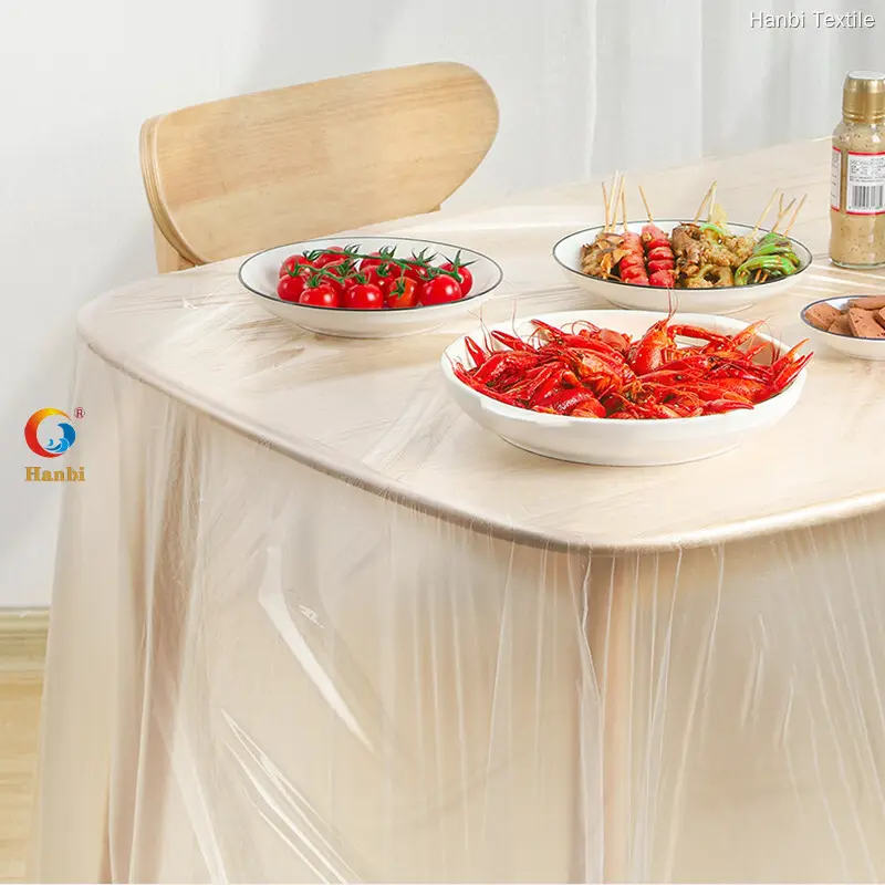 Custom rose gold disposable tablecloth directly sale Manufacturer | Hanbi Textile 1