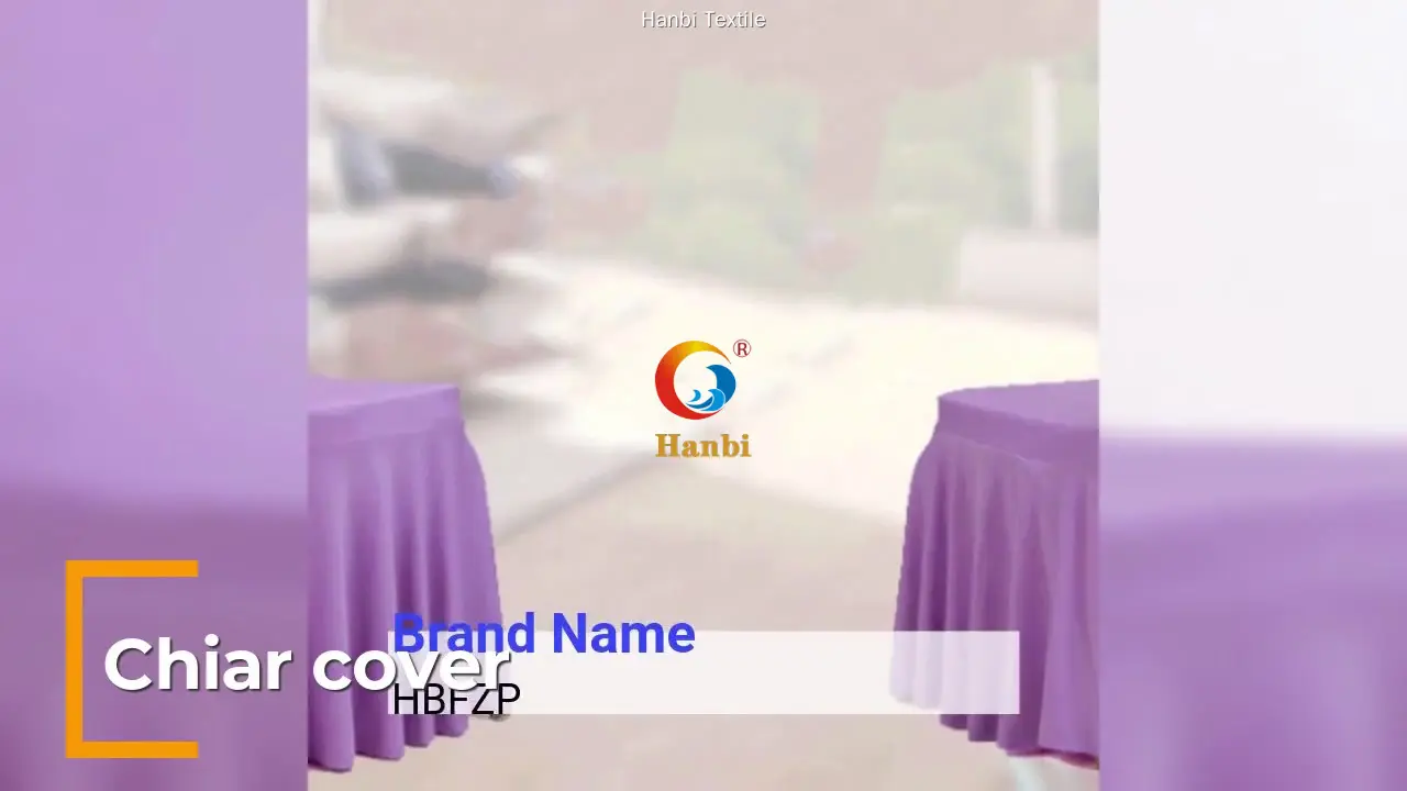 Hanbi Textile | Hot Sale banquet chair covers factory 1