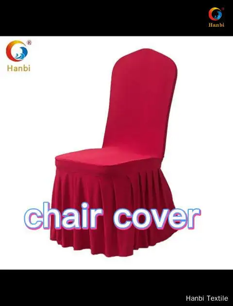 High End black spandex chair covers factory direct supply | Hanbi Textile 1