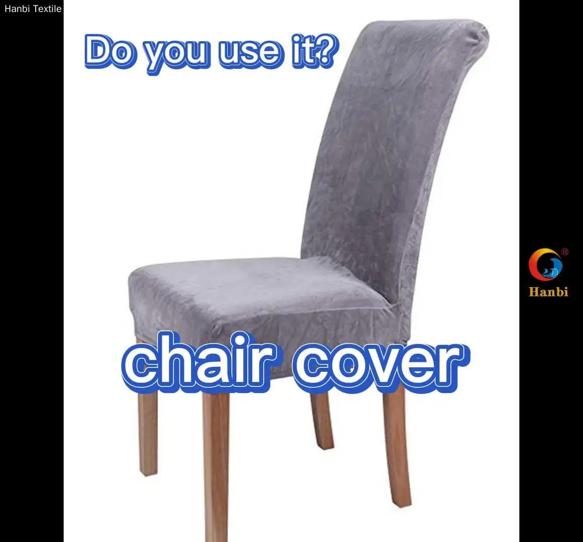 Custom spandex chair covers free design Manufacturer | Hanbi Textile 1
