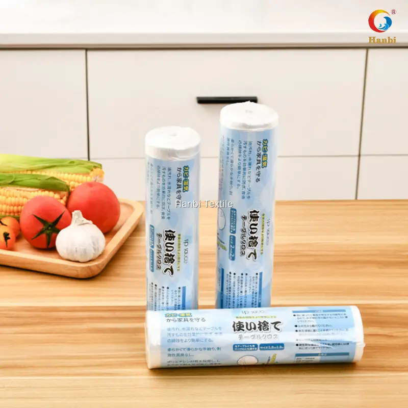 Custom round disposable tablecloths order now Manufacturer | Hanbi Textile 1