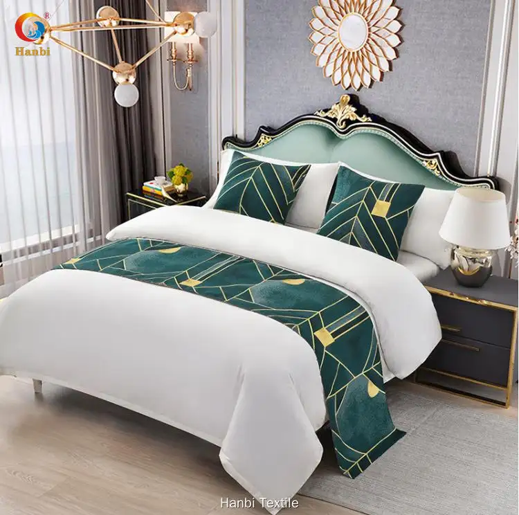 Custom king bed runner from China Manufacturer | Hanbi Textile 1
