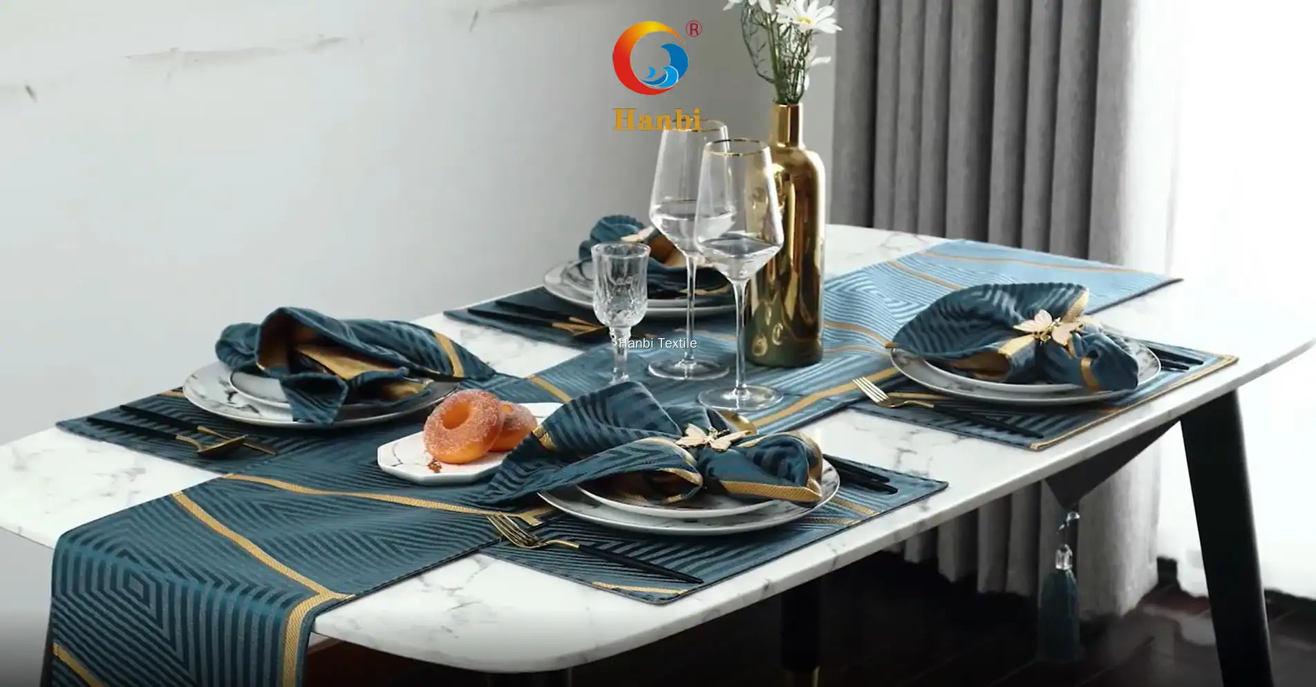 Top wholesale tablecloth free design | Hanbi Textile 1